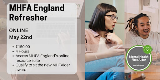 Hauptbild für MHFA England Online Refresher Course