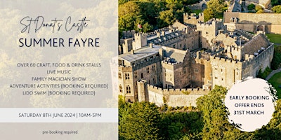 Image principale de Summer Fayre at St Donat's Castle