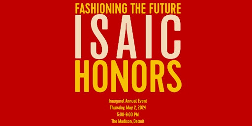 Immagine principale di The Inaugural ISAIC Honors 