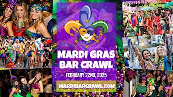 Image principale de Mardi Gras Bar Crawl - Baltimore