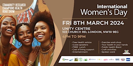Imagen principal de International Women's Day - Health Roadshow