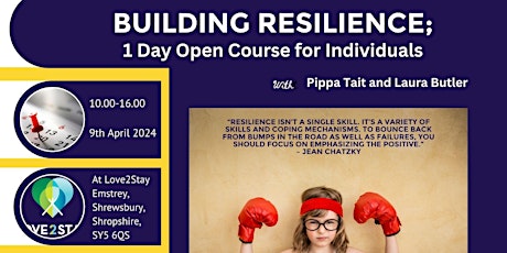 Building Resilience  - 1 Day Open Course for Individuals