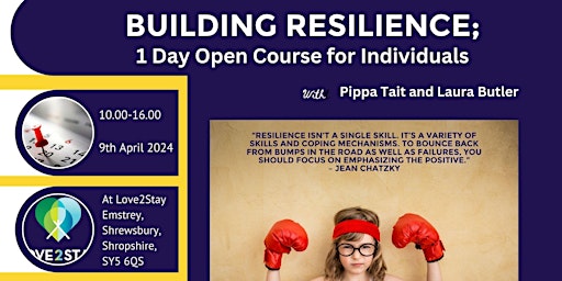 Building Resilience  - 1 Day Open Course for Individuals primary image