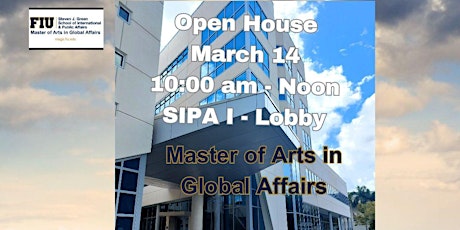 Open House | Master of Arts in Global Affairs primary image