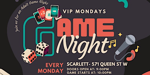 Monday Games & Open Mic | Hip Hop, Dancehall & R&B