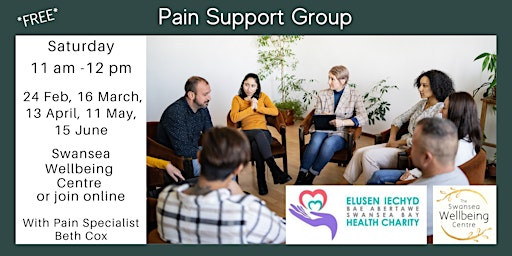 Imagem principal do evento FREE - Pain Support Group - 13 April