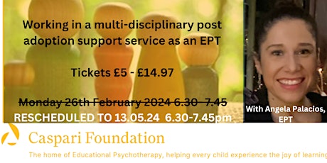 Working in a Multi-Disciplinary Post Adoption Support Service as an EPT