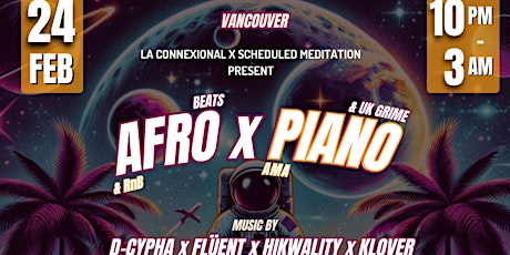 Hauptbild für AFRObeats x amaPIANO Groovy Night Escape at Palm Street Studios Vancouver
