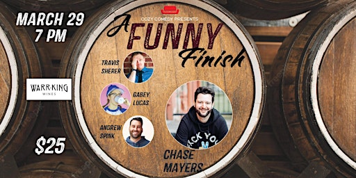 Imagem principal de Comedy! A Funny Finish: Chase Mayers!