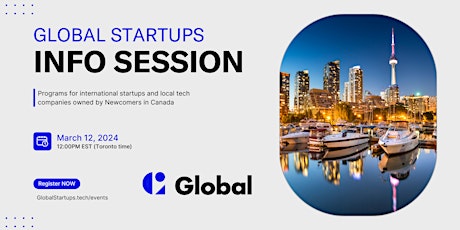 Global Startups Information Session: Programs and Community Updates primary image