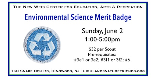 Imagem principal do evento Environmental Science Merit Badge!