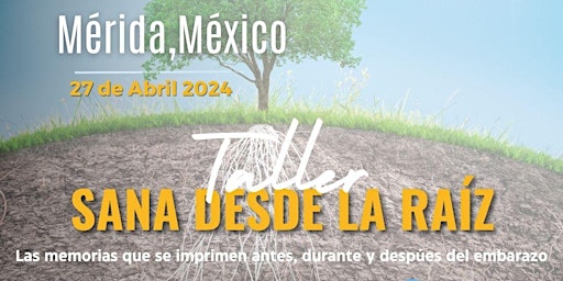 Imagem principal do evento Taller Mérida: "Sana desde la raíz"