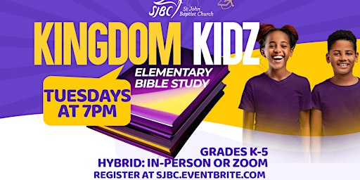 Kingdom Kidz Youth Bible Study primary image