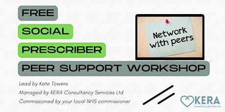 NHS Commissioned - Social Prescriber Co-consulting Peer Support - Session