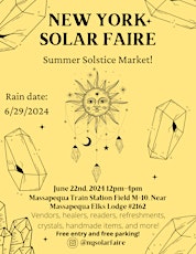 NYSF Outdoor Summer Solstice Market