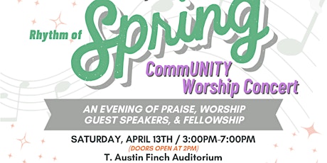 Rhythm of Spring "Unity, Praise and Worship” Concert