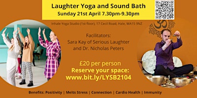 Relaxation Therapy Laughter Yoga and Sound Bath, Hale, Altrincham, Cheshire primary image