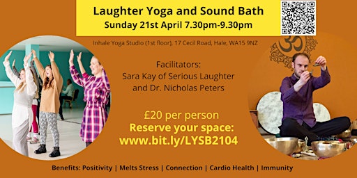 Imagem principal de Relaxation Therapy Laughter Yoga and Sound Bath, Hale, Altrincham, Cheshire