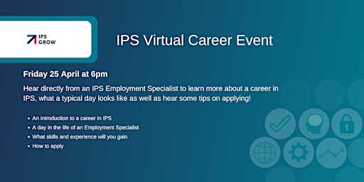 Primaire afbeelding van IPS Careers Event: A day in the life of an IPS Employment Specialist