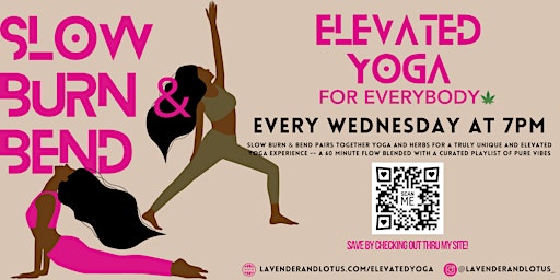 Primaire afbeelding van Slow Burn & Bend: Elevated Yoga for Everybody