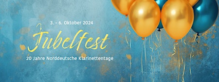 Imagem principal do evento "Jubelfest" 20 Jahre Norddeutsche Klarinettentage.