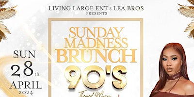 Sunday Madness Brunch 90s Theme Music primary image