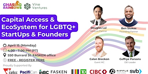 Canadian 2SLGBTQIA+ Startup Ecosystem Series Kick-Off | Vancouver primary image