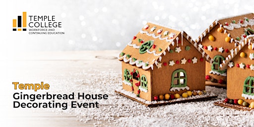 Temple: Gingerbread House Decorating Event primary image