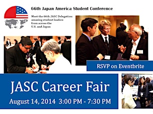 Japan America Student Conference (JASC) Career Fair primary image