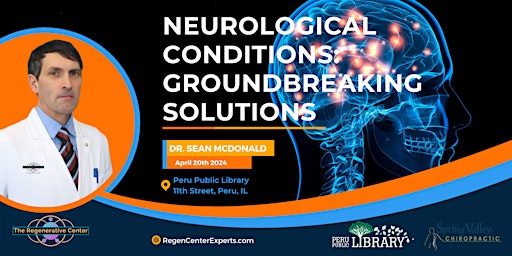 Image principale de FREE Neurological  Conditions  Breakthrough Treatments Seminar: Chicagoland