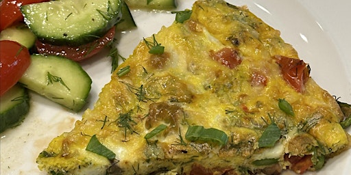 Cuisine of Different Cultures-Springtime Frittata and a Cucumber Dill Salad primary image