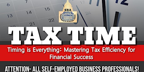 Tax Time! Timing is Everything primary image