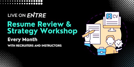 Resume Review and Strategy Workshop primary image