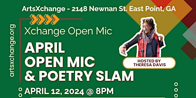 April  XChange Open Mic and Slam primary image
