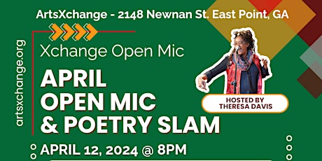 April  XChange Open Mic and Slam