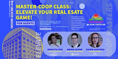 Imagem principal do evento MASTER-COOP CLASS:ELEVATE YOUR REAL ESTATE GAME.