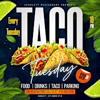 Primaire afbeelding van Taco Tuesday | Hip Hop, R&B, Dancehall & Afrobeats Night| $10 Entry