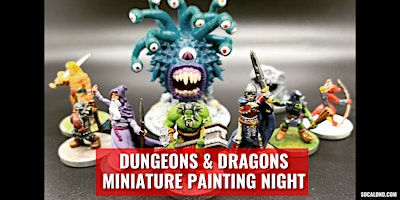 Imagem principal de Dungeons & Miniature Paint Night - 3/29/24
