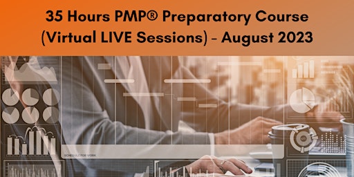 Hauptbild für 35 Hours PMP® Preparatory Course (Virtual LIVE Sessions) - April 2024