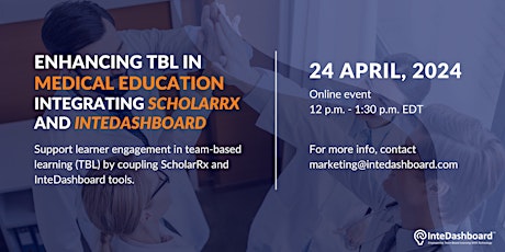 Enhancing TBL in Medical Education: Integrating ScholarRx and InteDashboard