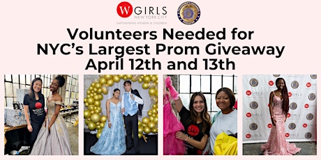 Volunteers Needed for Dress and Tie Prom Giveaway