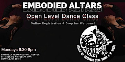 Embodied Altars: Indigenized Open-Level Contemporary Dance Class primary image