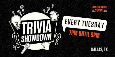 Imagen principal de Trivia at Punch Bowl Social Dallas