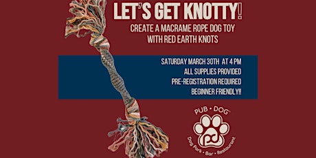 Macrame Rope Dog Toy