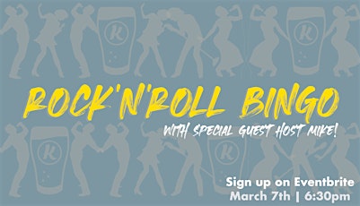 Rock N Roll Bingo with Special Guest Host! primary image