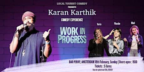 STANDUP COMEDY IN ENGLISH - Karan Karthik - Work In Progress primary image