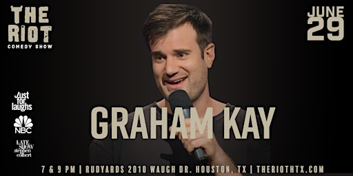 Image principale de The Riot Comedy Club presents Graham Kay (Fallon, NBC, Colbert)