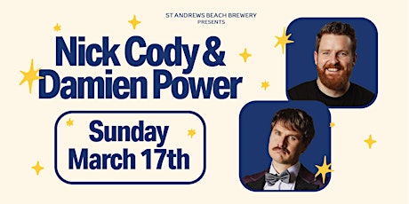 Primaire afbeelding van St Andrews Beach Brewery presents Nick Cody & Damien Power