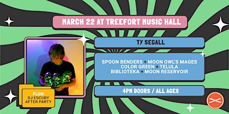 Imagen principal de TY SEGALL + Spoon Benders + Moon Owl's Mages + more // Treefort 2024