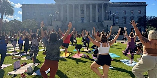 Primaire afbeelding van Free Yoga at the South Carolina Statehouse to celebrate Earth Day